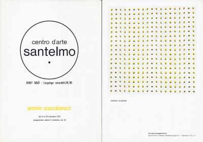 •  1972 - Antonio Scaccabarozzi, Centro d&#039;Arte Santelmo, Salò