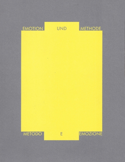 •  1987/88 - Metodo e Emozione, Monaco ed Ingolstadt
