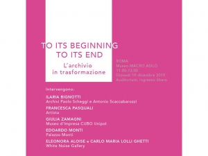 TO ITS BEGINNING, TO ITS END